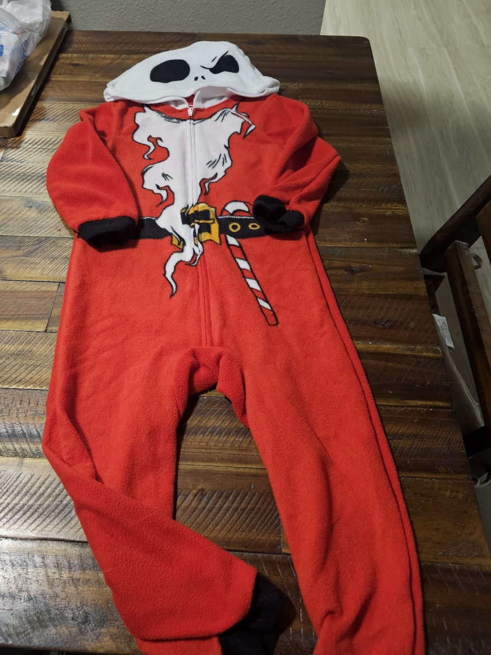 Disney Jack Skellington Zip Up Pajamas - Size 4/5